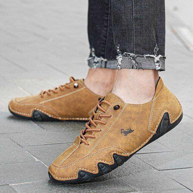 Uniseks Leder Barfußschuhe – BareMotion