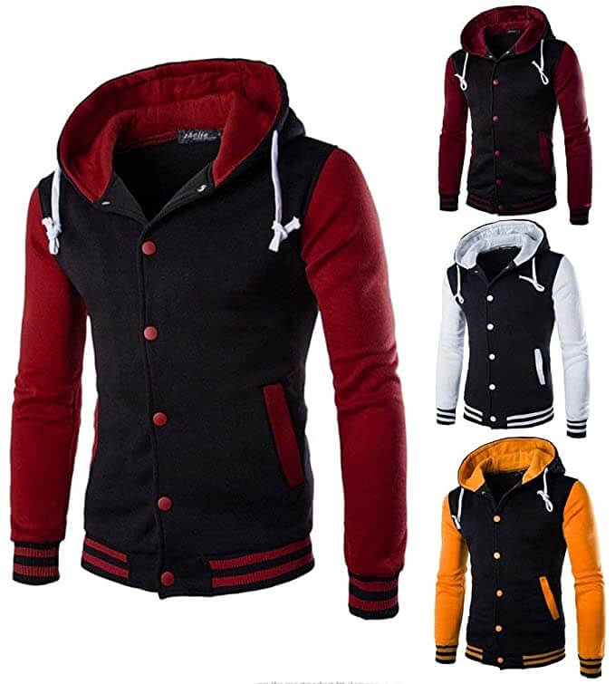 Herren-Baseball-Hoodie im Varsity-Stil – Herbstedition Kevin
