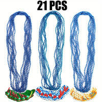 Party Halsketten Set (21 Stück) – WiesnGlanz Oktoberfest 2025