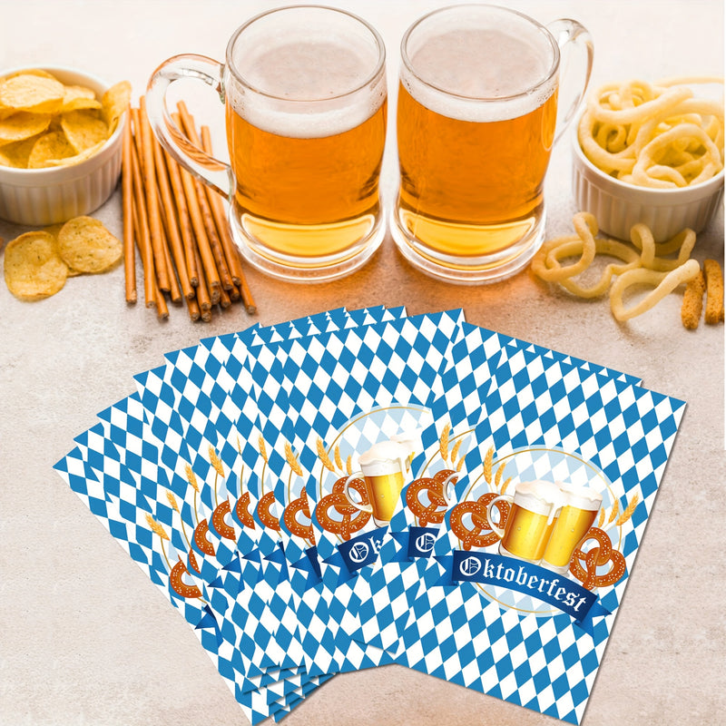 Papier Servietten (120 Stück) – WiesnServus Oktoberfest 2025