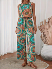 Trendiger Damen Jumpsuit mit Mandala-Print für den Sommer - BohoStrahl
