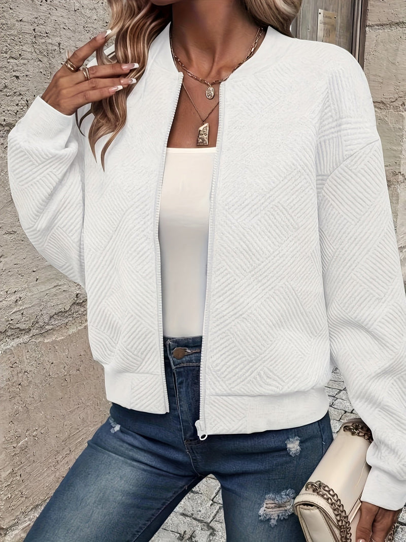 Stilvolle Damen Zip-Up-Jacke – Rivka Herbstedition