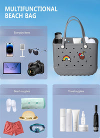 Wasserdichte EVA-Strandtasche – Große & Waschbare Tragetasche für den Herbstspaziergang draußen