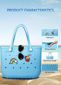 Wasserdichte EVA-Strandtasche – Große & Waschbare Tragetasche für den Herbstspaziergang draußen