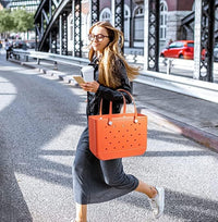 Wasserdichte EVA-Strandtasche – Große & Waschbare Tragetasche für den Herbstspaziergang draußen