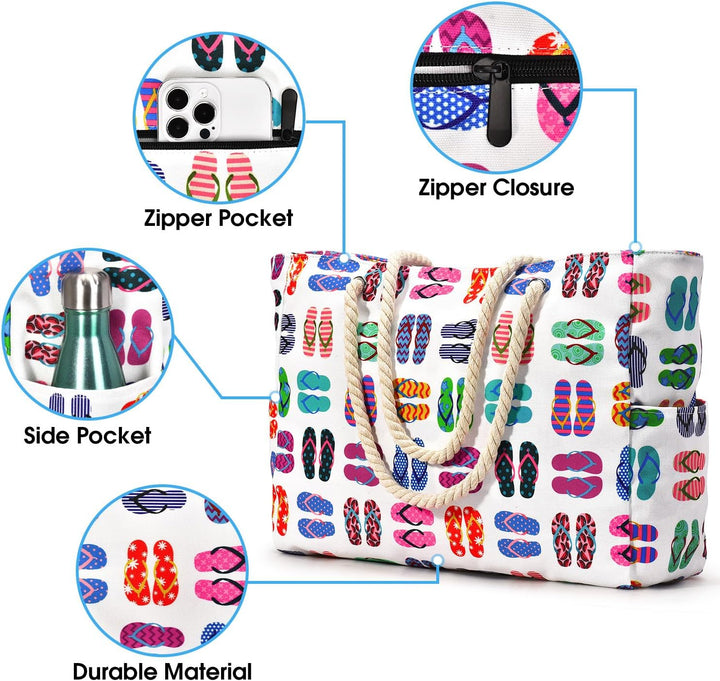 Wasser- und Sanddichte Oversized-Strandtasche – SandAway