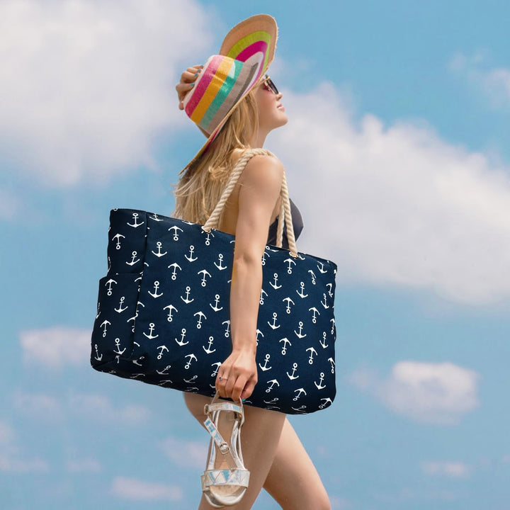 Wasserdichte Große Tasche mit Reißverschluss für Arbeit und Freizeit