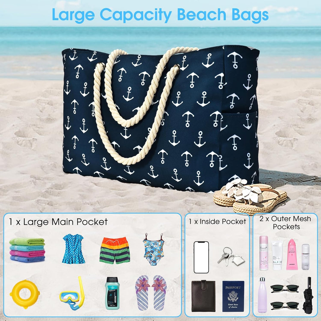 Wasserdichte Große Tasche mit Reißverschluss für Arbeit und Freizeit