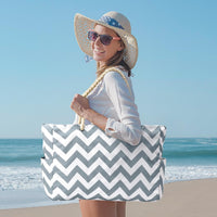 Wasserdichte Große Tasche mit Reißverschluss für Arbeit und Freizeit