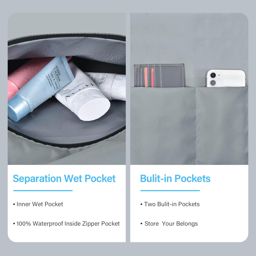 Wasserdichte Große Tasche mit Reißverschluss für Arbeit und Freizeit