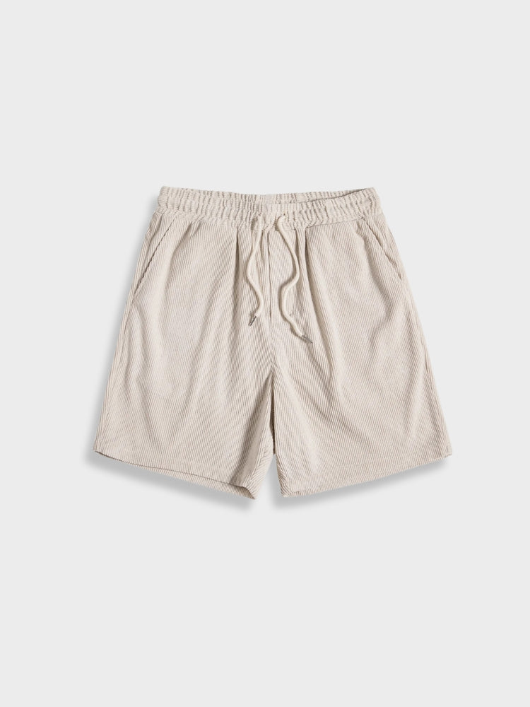 Herren Corduroy Shorts mit Knopfverschluss – Sven