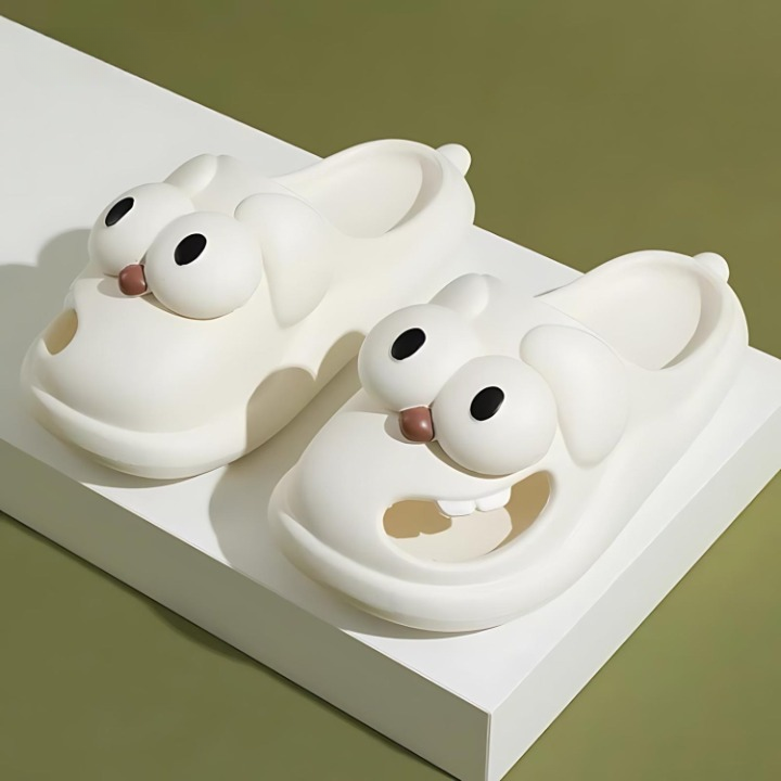 Cartoon-Hausschuhe mit Komfort und Charakter - PawJoy Cozy Pup Pantoffeln