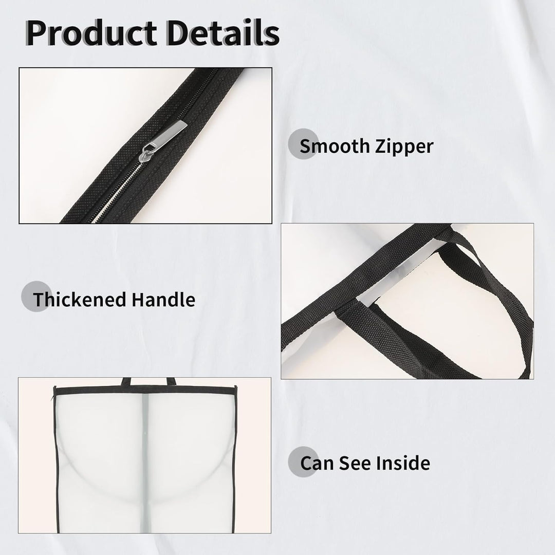 Lange Kleideraufbewahrungshülle – 180 cm Kleidersack mit Reißverschluss und Sichtfenster für den Herbst (Kaufe 1, Erhalte 1 GRATIS)