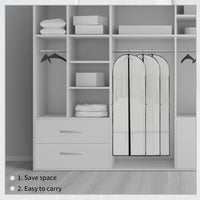 Lange Kleideraufbewahrungshülle – 180 cm Kleidersack mit Reißverschluss und Sichtfenster für den Herbst (Kaufe 1, Erhalte 1 GRATIS)