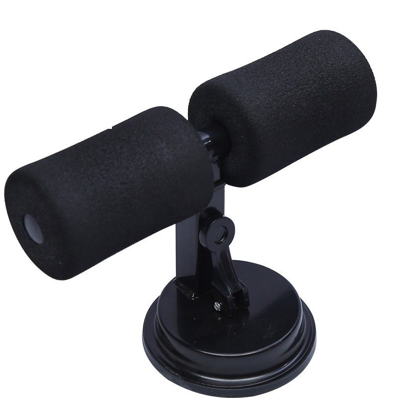 Schwarzer Türrahmen-Sit-up-Helfer, Schaumstoffpolster, Fitnessgerät, Heimtraining.