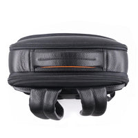 Premium-Lederrucksack mit Fingerabdruckschloss – Diebstahlsicherer Rucksack für Herren