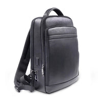 Premium-Lederrucksack mit Fingerabdruckschloss – Diebstahlsicherer Rucksack für Herren