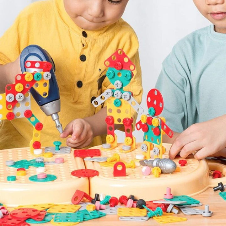 Tragbare Baukoffer für Kinder - BuildiBox