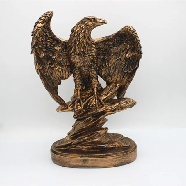 Bronze-Adler-Statue, dekorative Skulptur, ideal für Wohn- und Bürodekoration.