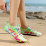 Damen Wasserschuhe, bunt, atmungsaktiv, rutschfest, Strand, Sport, Outdoor-Aktivitäten.