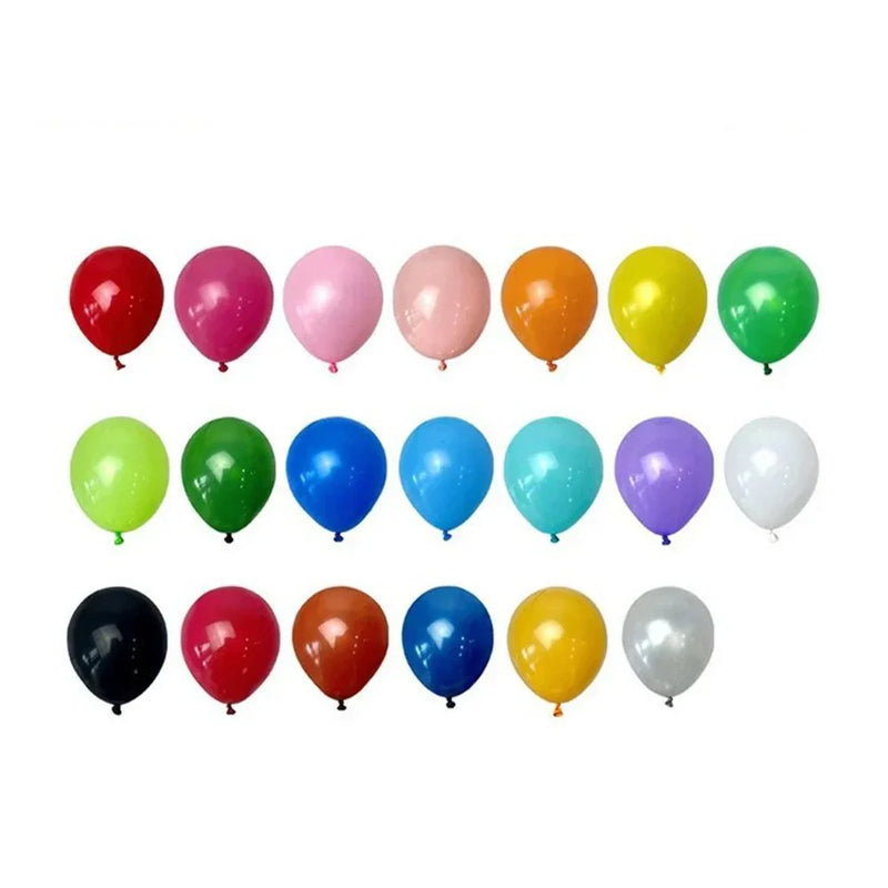 Bunte Luftballons Set, 20 Stück, verschiedene Farben, Partydekoration, Latex, langlebig