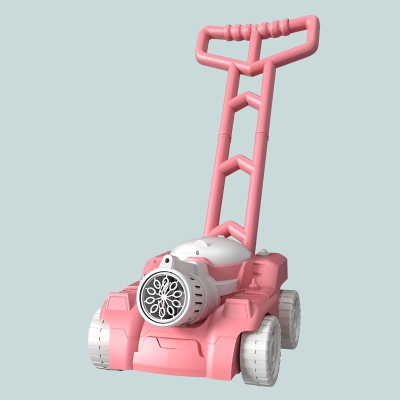 Rosa Seifenblasenmaschine für Kinder, Spielzeugauto, Outdoor-Spielzeug, Kunststoff, Handgriff.