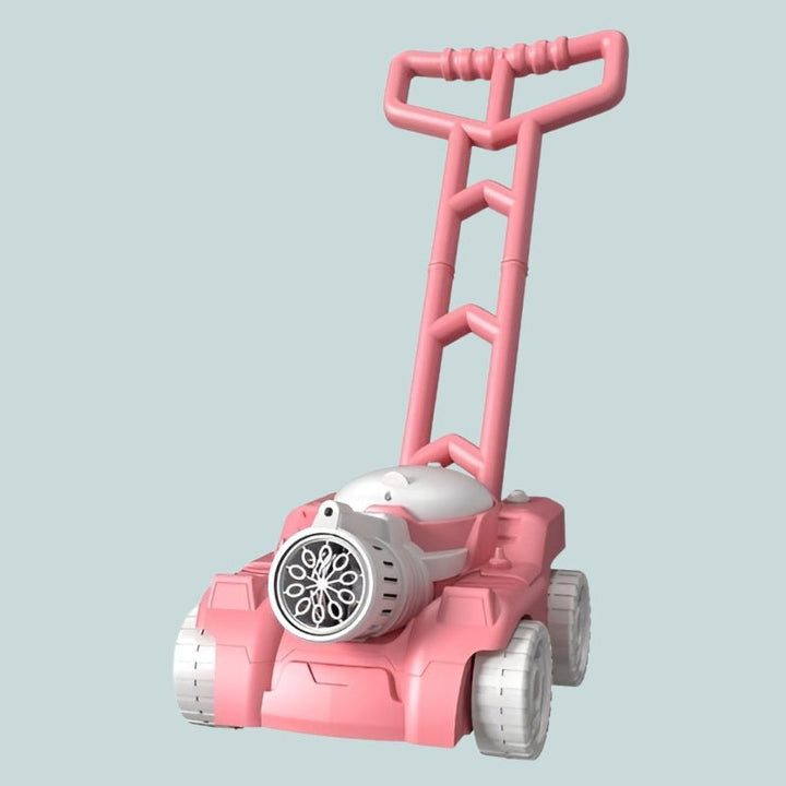 Rosa Seifenblasenmaschine für Kinder, Spielzeugauto, Outdoor-Spielzeug, Kunststoff, Handgriff.