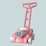 Rosa Seifenblasenmaschine für Kinder, Spielzeugauto, Outdoor-Spielzeug, Kunststoff, Handgriff.