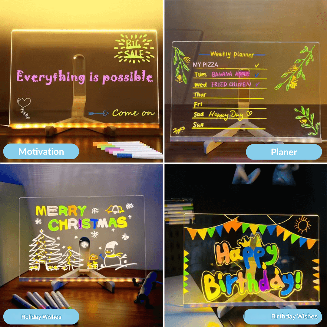 Leuchtzeichenbrett für Kinder – LuminaPlay