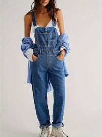 Stylischer Damen-Denim-Jumpsuit für jeden Tag - CityEase