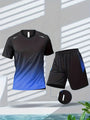 Atmungsaktives Sport-Set für Herren mit T-Shirt und Shorts - PowerMove