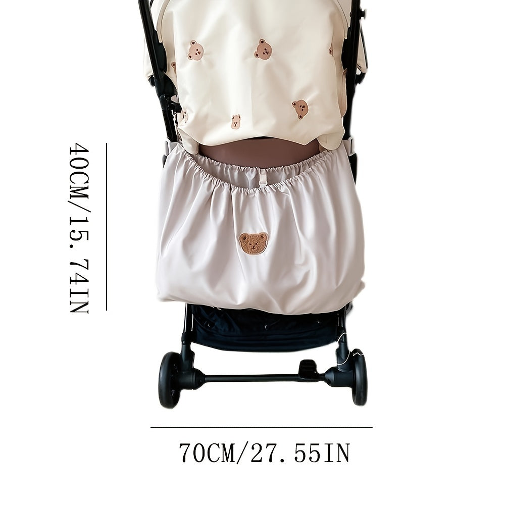 Kinderwagen-Organizer mit großer Tasche – Praktische Aufbewahrung unterwegs