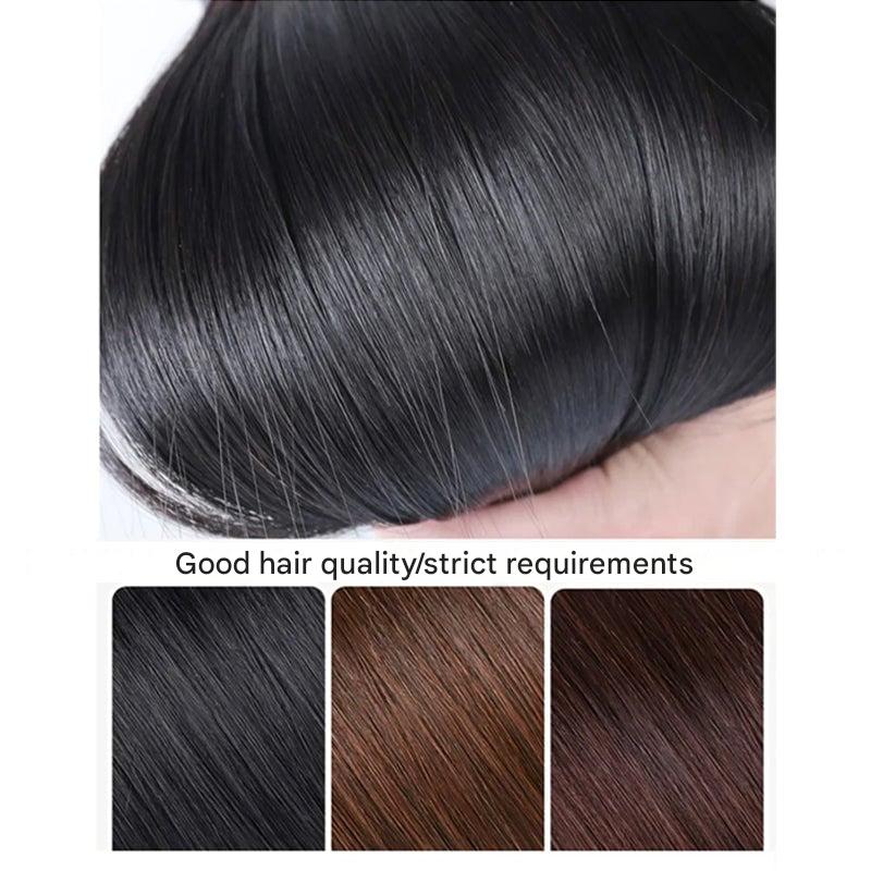 Blumenförmige Haarspange mit Haarverlängerung – Fiora