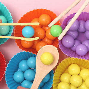 Montessori Kralen-Logikspiel – Fördert Farbenlehre & Denkvermögen