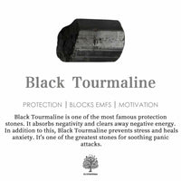 Schwarzer Turmalin Stein, Schutz, EMF-Blocker, Stressabbau, Heilstein, Energie, Motivation.