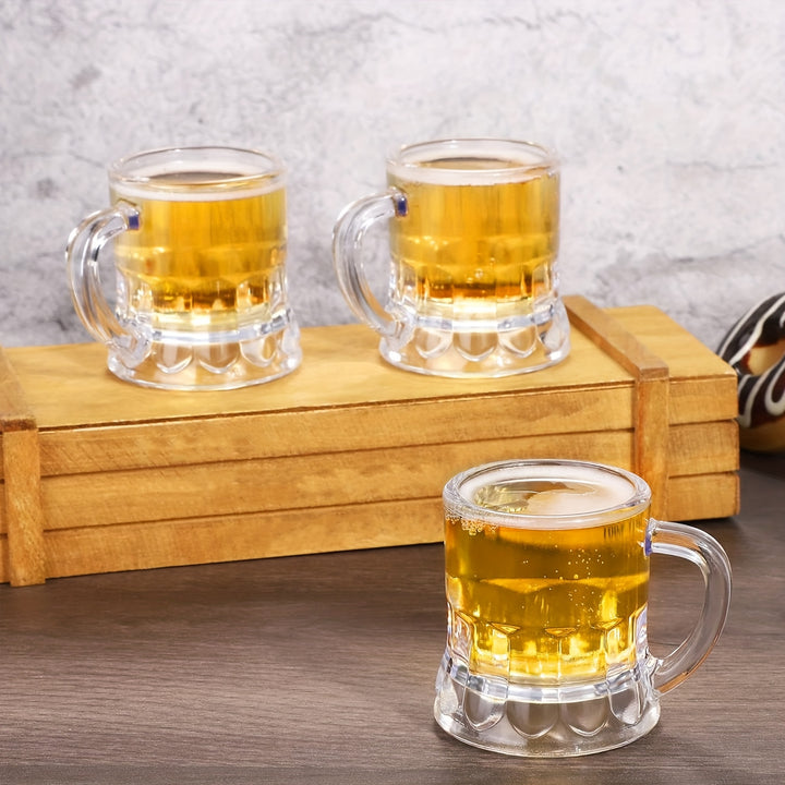 30 Stück Klare Plastik Mini-Bierkrüge – MiniKrug30 Oktoberfest 2025