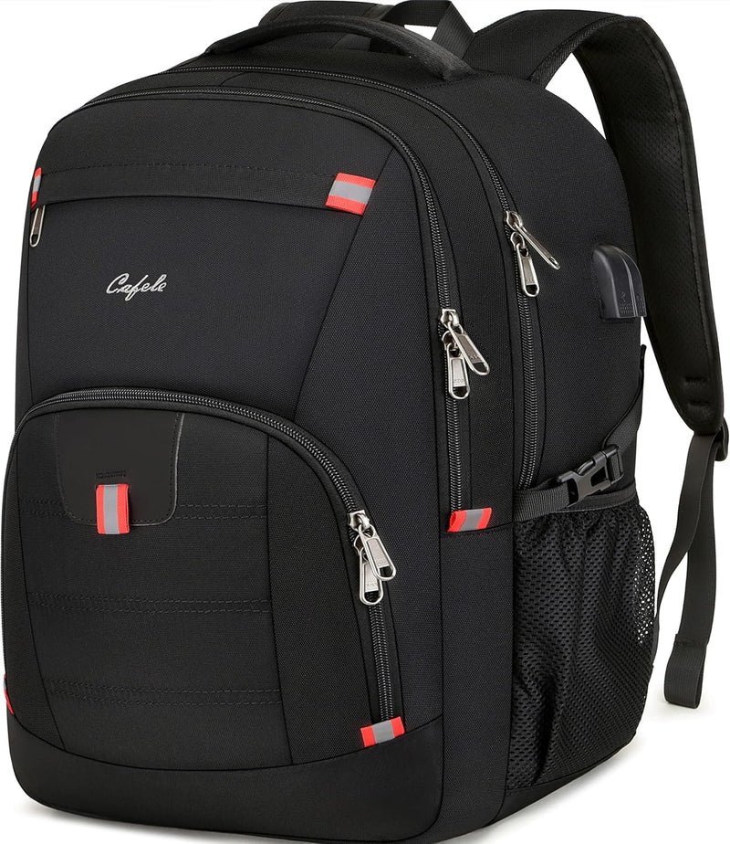 Wasserfester Laptop-Rucksack mit USB-Anschluss und Anti-Diebstahl-Design – TechPro