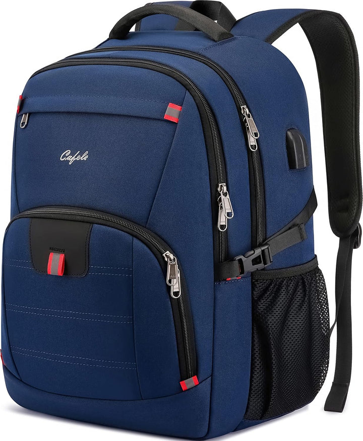 Wasserfester Laptop-Rucksack mit USB-Anschluss und Anti-Diebstahl-Design – TechPro