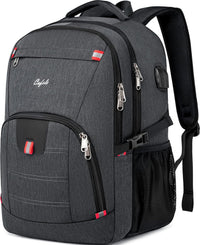 Wasserfester Laptop-Rucksack mit USB-Anschluss und Anti-Diebstahl-Design – TechPro
