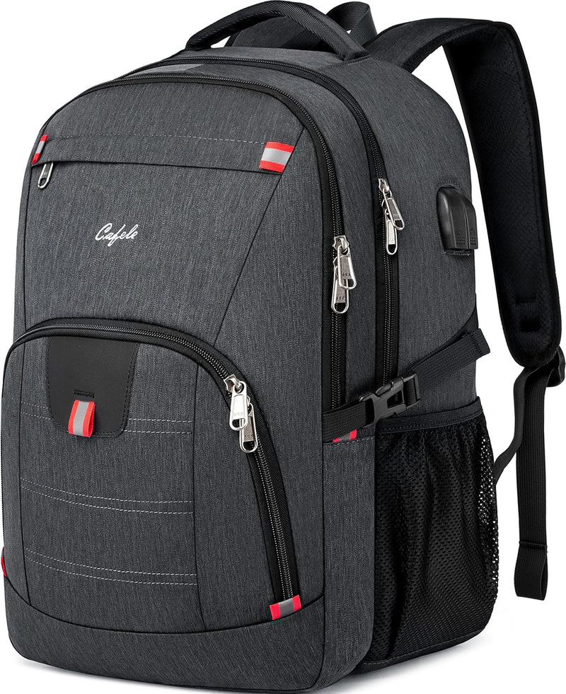 Wasserfester Laptop-Rucksack mit USB-Anschluss und Anti-Diebstahl-Design – TechPro