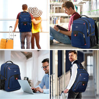 Wasserfester Laptop-Rucksack mit USB-Anschluss und Anti-Diebstahl-Design – TechPro