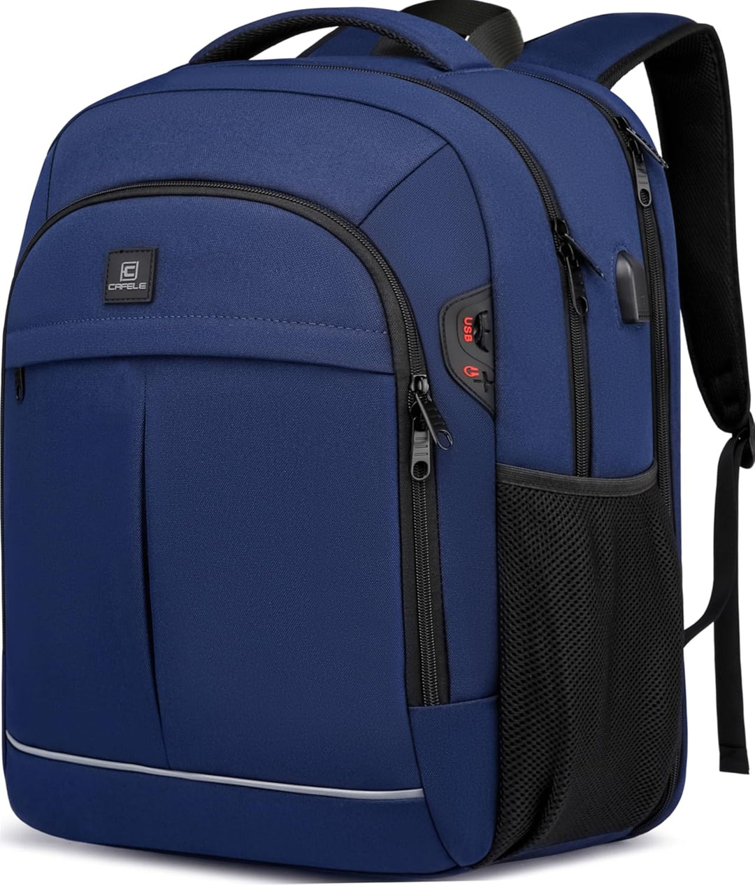 Wasserfester Laptop-Rucksack mit USB-Anschluss und Anti-Diebstahl-Design – TechPro