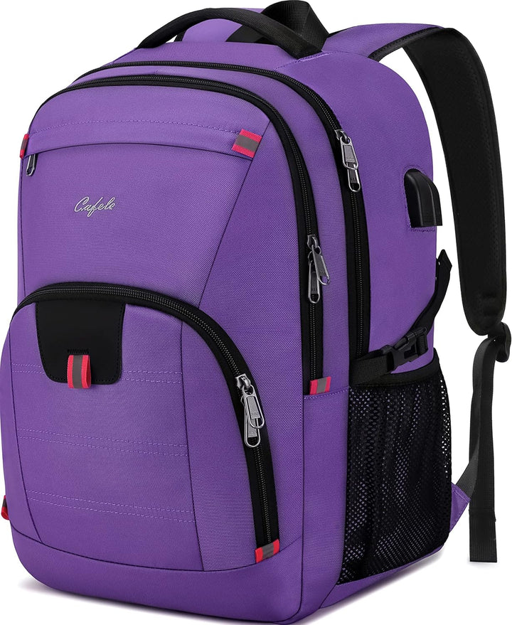 Wasserfester Laptop-Rucksack mit USB-Anschluss und Anti-Diebstahl-Design – TechPro