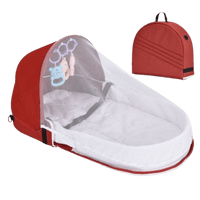 Faltbares & tragbares Babynest mit Moskitonetz – Schlafinsel Cosina