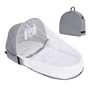 Faltbares & tragbares Babynest mit Moskitonetz – Schlafinsel Cosina