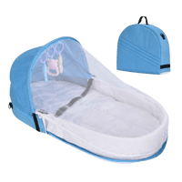 Faltbares & tragbares Babynest mit Moskitonetz – Schlafinsel Cosina