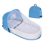 Faltbares & tragbares Babynest mit Moskitonetz – Schlafinsel Cosina