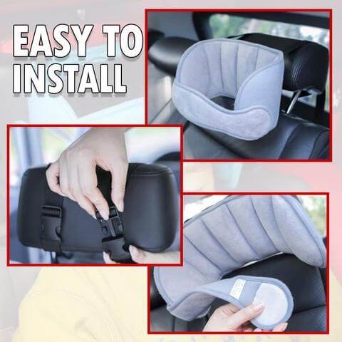Verstellbare Kopfstütze für Kinder im Autositz – Schlafschutzband (1 kaufen, 1 gratis)