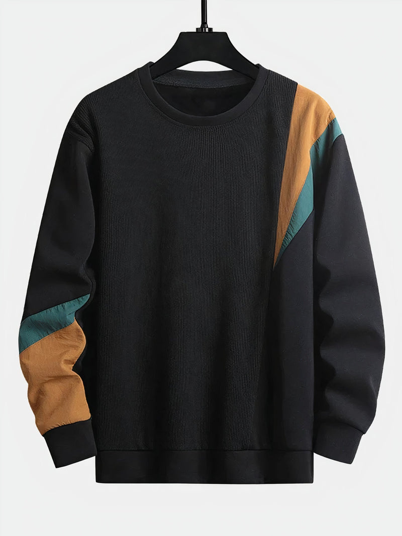 Herrenpullover mit Colour-Block-Design – Ruben