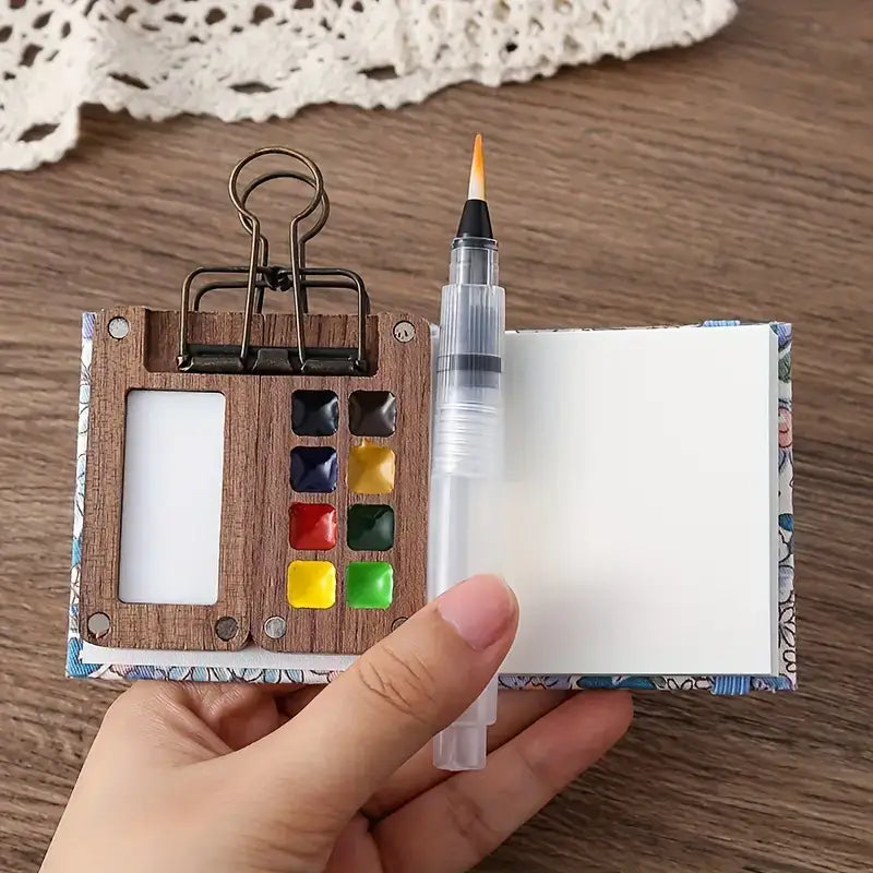 Mobiles Aquarell-Malkasten-Set mit 24 Farben – Jetzt mit 1 kaufen, 1 gratis!